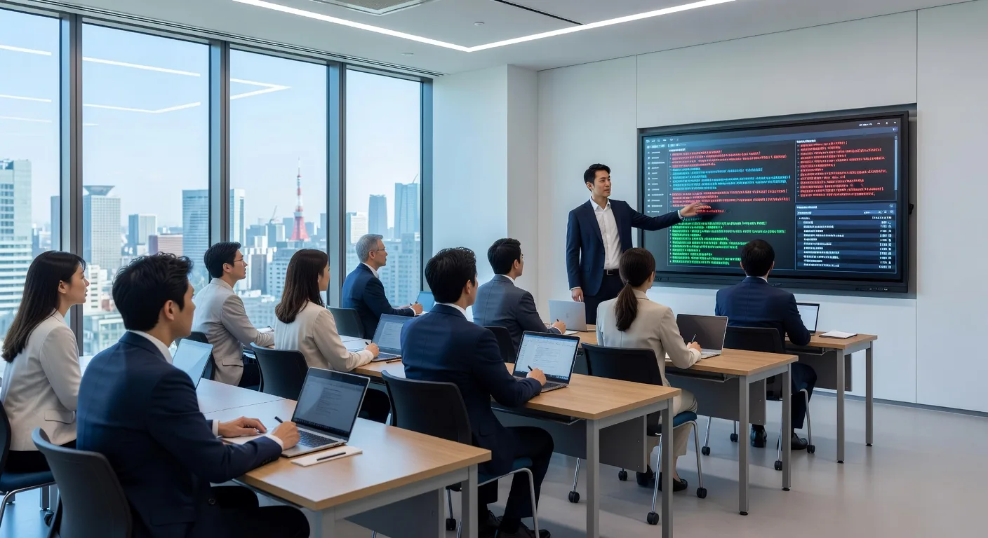 企業向けサイバーセキュリティトレーニングの様子